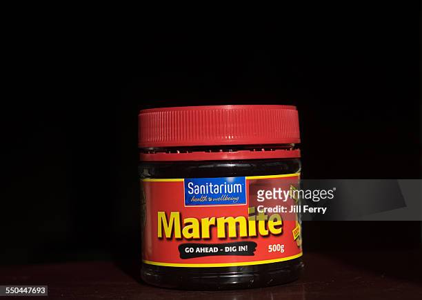 Jar of New Zealand's Sanitarium Marmite spread.