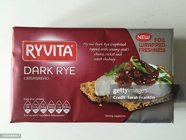 Rub it's dark rye crisp-bread