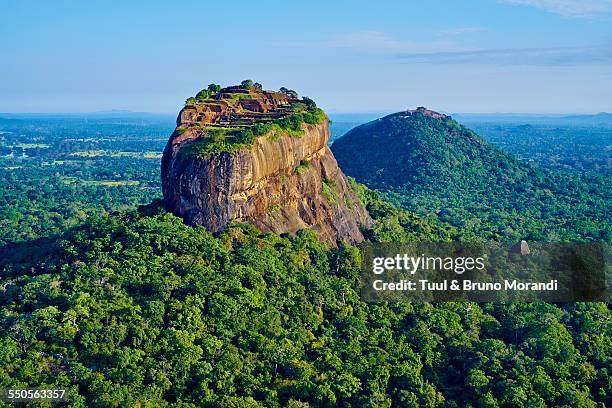 sri lanka, sigiriya lion rock fortress - fortress concept stock pictures, royalty-free photos & images
