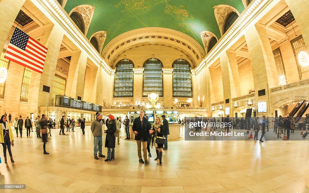 Grand Central Terminal Fisheye