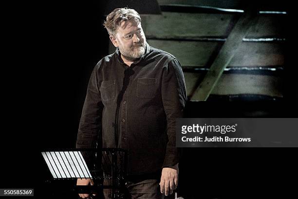English singer and guitarist Guy Garvey, pays tribute to singer-songwriter Ewan MacColl with a performance of his song, 'The First Time Ever I Saw...