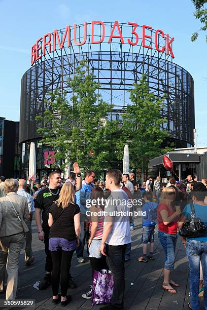 Bochum, Ruhr area, Westphalia, North Rhine-Westphalia, NRW, Bochum Total 2013 in the Bermuda triangle, open air music festival, rock festival, pop...