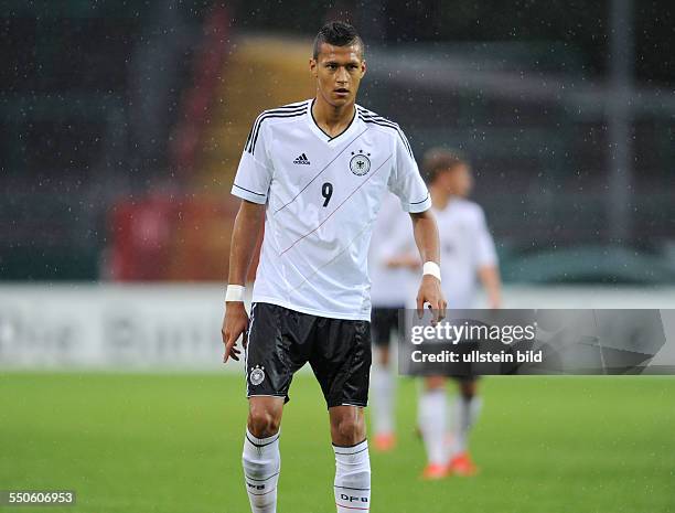 Fussball 2013, Laenderspiel DFB U19 Junioren, Deutschland - Griechenland 2-0, Davie Selke