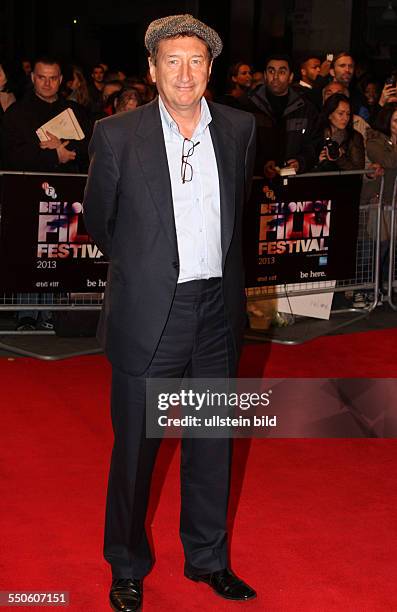 Regisseur Steven Knight anlässlich der Premiere des Films -Locke- im Odeon West End während des 57. BFI London Film Festivals