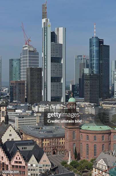 Skyline, Bankenviertel, Frankfurt am Main, Hessen, Deutschland