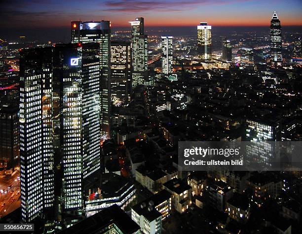 Frankfurt am Main Bankenviertel - Banken - Hochhäuser