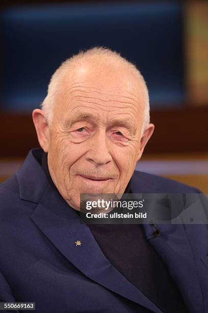 Heiner Geißler in der ARD-Talkshow "ANNE WILL" in Berlin