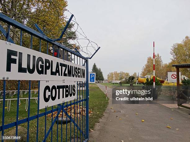 Flugplatzmuseum Cottbus - Lausitzer Luftfahrtgeschichte zum Anfassen, seit 1994 für Besucher geöffnet.Auf dem Gelände sind über 35 Luftfahrzeuge,...