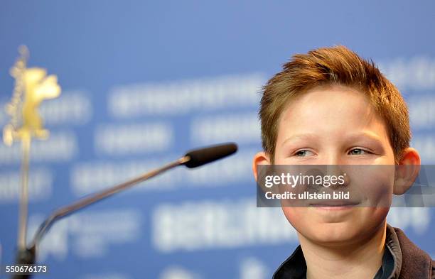 Schauspieler Ivo Pietzcker während der Pressekonferenz zum Film JACK anlässlich der 64. Internationalen Filmfestspiele Berlin