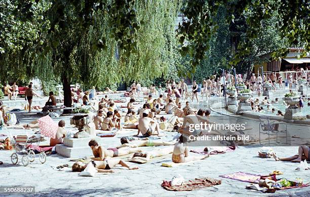 Ca. 60er Jahre , Schwimmbad, Freibad