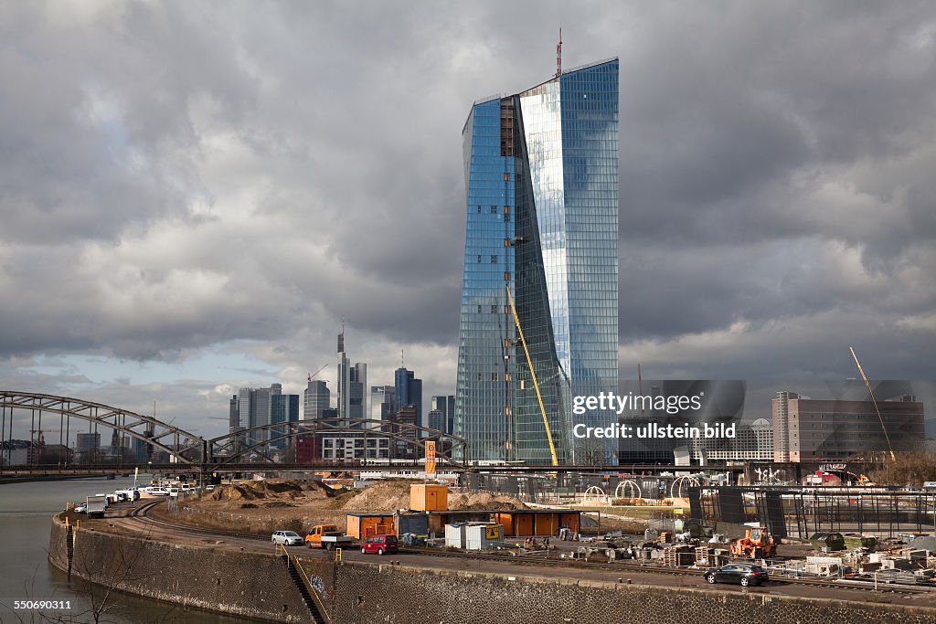European Central Bank in Frankfurt am Main, Hesse, Germany.