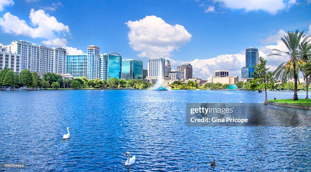 Lake Eola View Orlando HighRes Stock Photo Getty Images