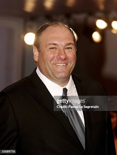 Actor James Gandolfini attends the premiere for the in competition film "Romance And Cigarettes" at the Palazzo del Cinema on the seventh day of the...