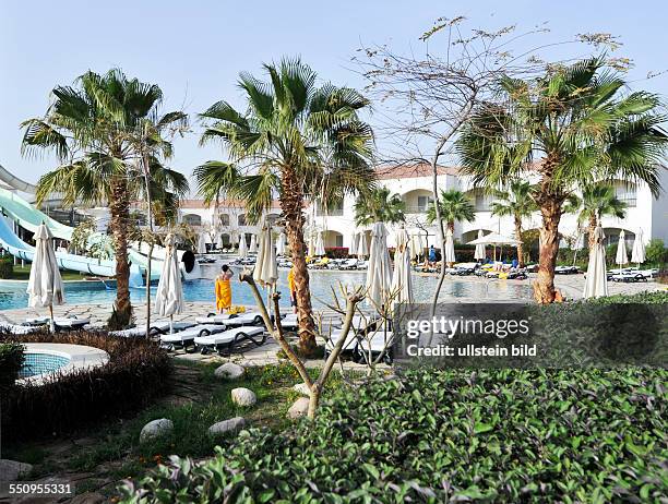 Ägypten, Sharm el Sheik: Mit langsam steigenden Touristenzahlen kann das Land nach dem arabischen Fruehling rechnen. Dennoch sind die Hotels in Sharm...