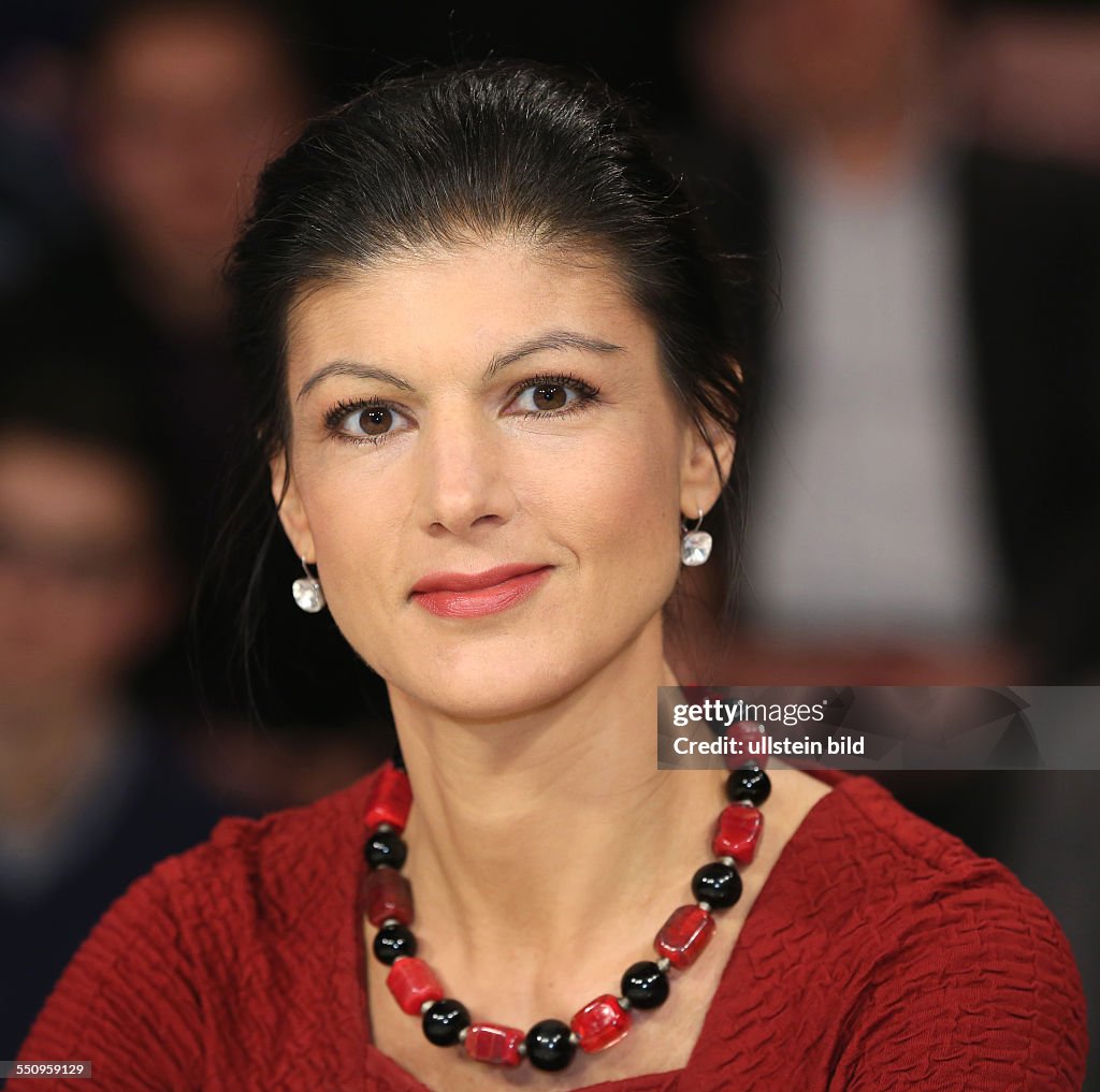 Dr. Sahra Wagenknecht in der ZDF-Talkshow 