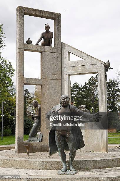 Dessau Springbrunnen im Stadtpark