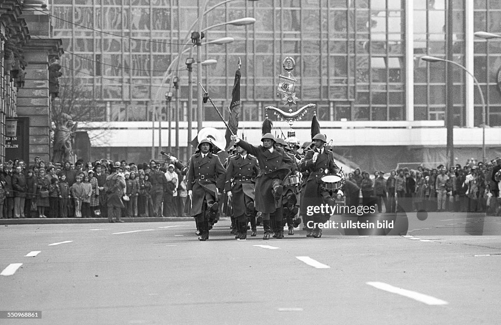 Friedrich Engels Guard Regiment in East Berlin