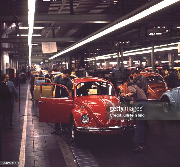 Menschen und Ereignisse zwischen den Jahren 1957 und 1984 . Die legendaere VW-Kaefer-Produktion 1972
