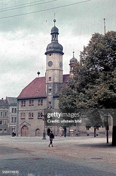 Town hall in Eisenberg, Thuringia - 1940