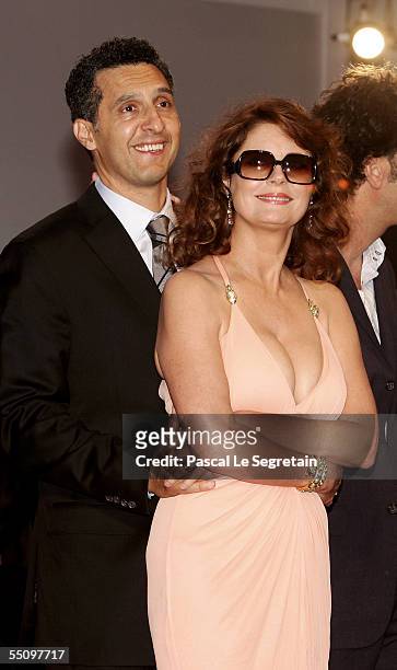 Director John Turturro and actress Susan Sarandon attend the premiere for the in competition film "Romance And Cigarettes" at the Palazzo del Cinema...