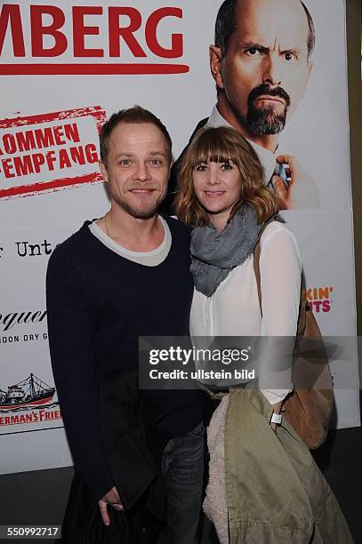 Matthias Koeberlin und Karoline Teska bei der Deutschlandpremiere von "Stromberg der Film" im Cinedom in Köln den