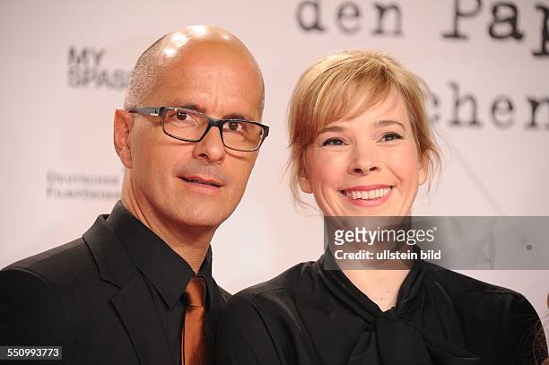 Milena Dreißig und Christoph Maria Herbst bei der Deutschlandpremiere von "Stromberg der Film" im Cinedom in Köln den