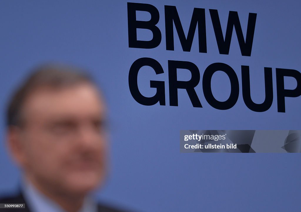 Bilanzpressekonferenz der BMW Group fuer das Geschaeftsjahr 2013