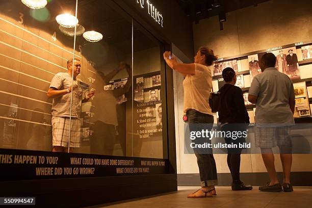 The Mob Museum, the National Museum of Organized Crime and Law Enforcement, housed in the former Las Vegas Post Office and Courthouse