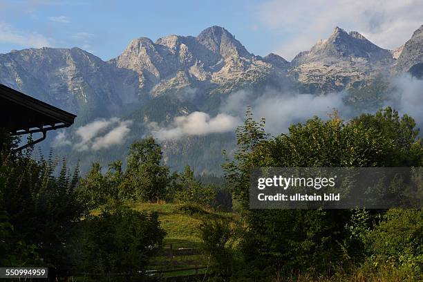 Austria, Lofer: The Saalachtal in Salzburg offers tourists and holiday guests green meadows, Limestone and water for a lot of exercise in the fresh...