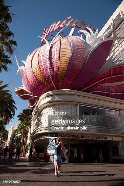 Exterior of Flamingo casino, Las Vegas