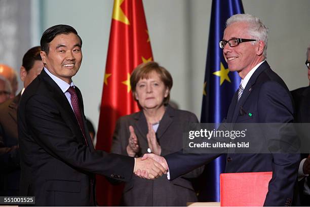 Xi Jinping, Staatspraesident der Volksrepublik China, Angela Merkel, Bundeskanzlerin, CDU, Hu Huaibang, China Development Bank Corporation, Wolfgang...