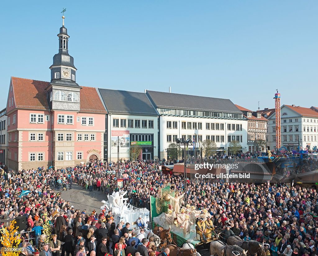 Umzug beim Fruehlingsfest Sommergewinn in Eisenach