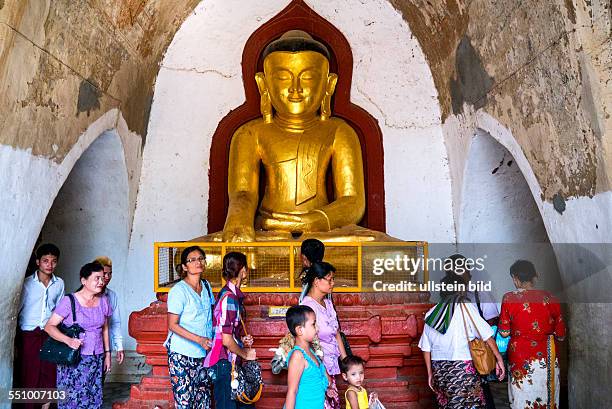 Myanmar, Burma, Birma, Bagan, Pagan, Thatbyinnyu Pagode, hoechstes Bauwerk Bagans, Arimaddanapura, historische Koenigsstadt, Nominierung als...