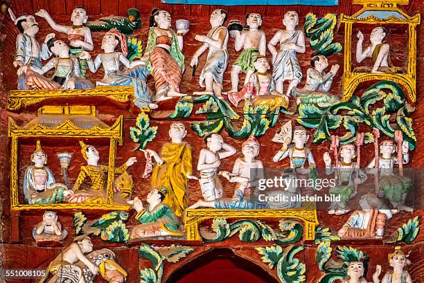 Myanmar, Burma, Birma, Bagan, Pagan, Shwezigon Pagode , Pilgerstaette, Arimaddanapura, historische Koenigsstadt, Nominierung als Weltkulturerbe,...