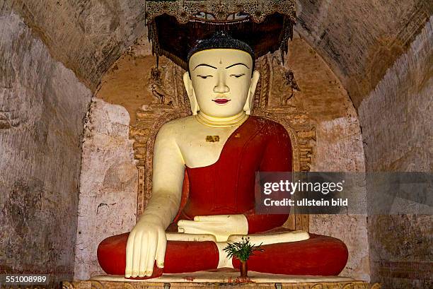 Myanmar, Burma, Birma, Bagan, Pagan, Sulamani-Tempel, Malereien , Arimaddanapura, historische Koenigsstadt, Nominierung als Weltkulturerbe,...
