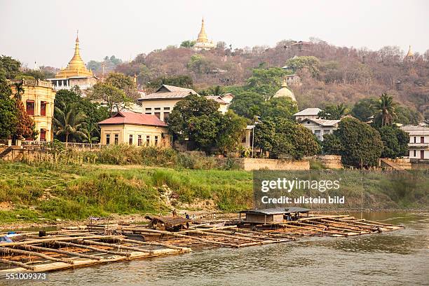 Myanmar, Burma, Birma, Mandalay, Zentrum von Myanmar am Irawadi-Fluss, letzte Hauptstadt des birmanischen Koenigreichs, Sagain, Sagain-Huegel,...