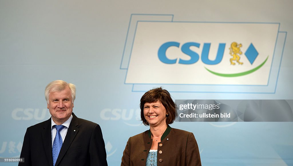 Horst Seehofer and Ilse Aigner, CSU