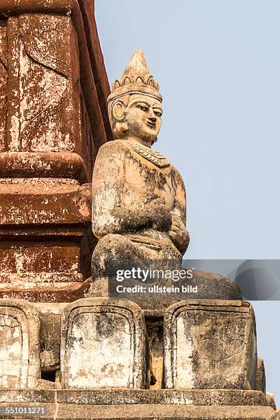 Myanmar, Burma, Birma, Bagan, Pagan, Ananda Tempel, schoenster , aeltester, am meisten verehrter Tempel in Myanmar, unendliches Wissen Buddhas,...