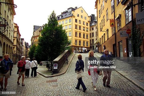 Sweden/Stockholm: The oldest quarter is Gamla Stan.