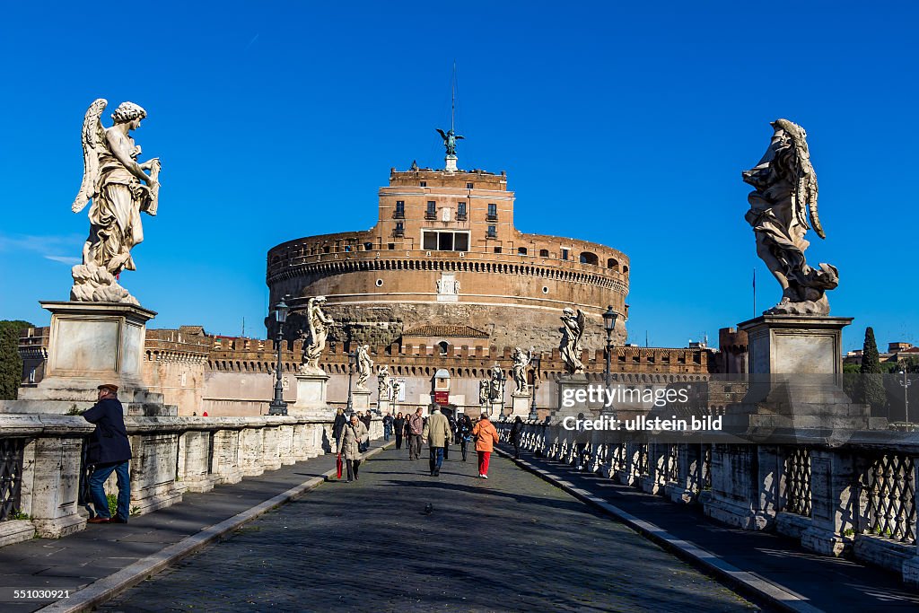 Engelsborg Rom Italien, Rom,Engelsburg mit Engelsbrücke News Photo - Getty Images