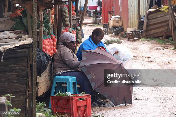 Markttag Gemüsemarkt Markt in Lois Trichardt Südafrika Limpopo Provinz Soutpansberg, Marktstände