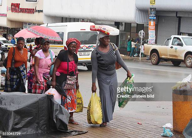 Markttag Gemüsemarkt Markt in Lois Trichardt Südafrika Limpopo Provinz Soutpansberg