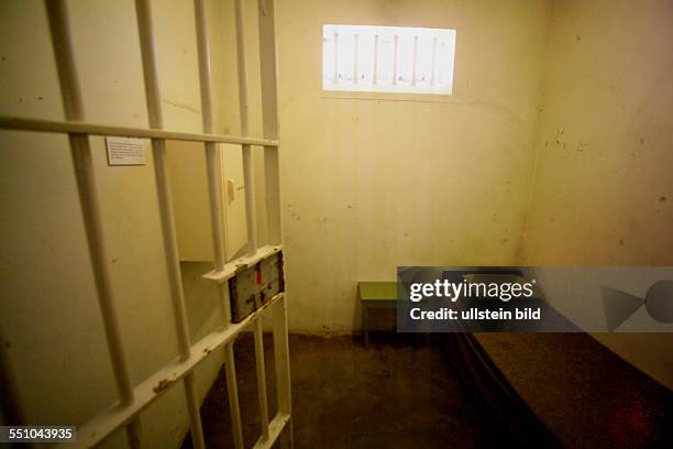South Africa/Robben Island : The prison island Robben Isalnd in the board bay before Cape town was for decades under the regime of the...