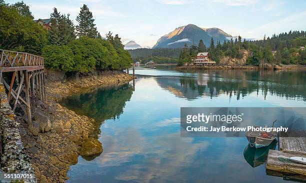 boat launch - kachemak bay stock pictures, royalty-free photos & images