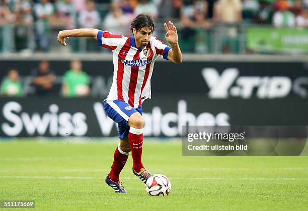 Tiago, Einzelbild, Freisteller, Aktion , Atletico Madrid, Testspiel Freundschaftsspiel, Spanien Primera DivisionL, Sport, Fußball Fussball,...