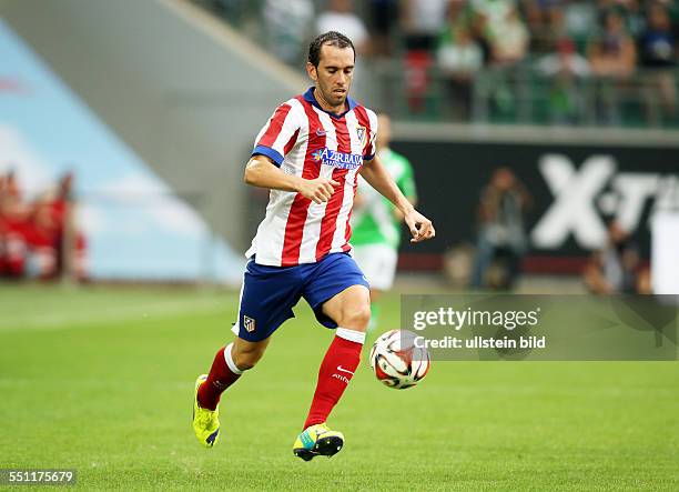 Diego Goldin, Einzelbild, Freisteller, Aktion , Atletico Madrid, Testspiel Freundschaftsspiel, Spanien Primera DivisionL, Sport, Fußball Fussball,...