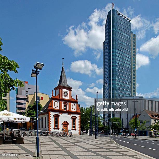 French Reformed Church, Offenbach Tower, Offenbach am Main, Hesse, Germany, From 1699 were in Offenbach Huguenots, Protestant religious refugees from...