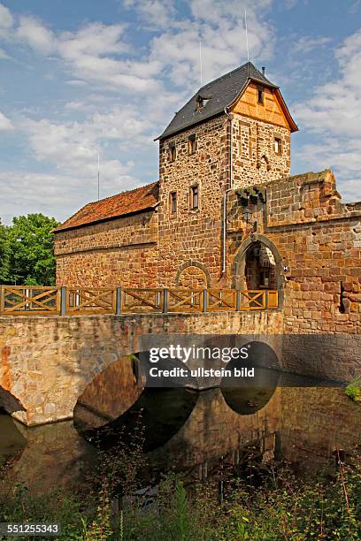 Castle, castle festival, Bad Vilbel, Wetterau district, Hesse, Germany