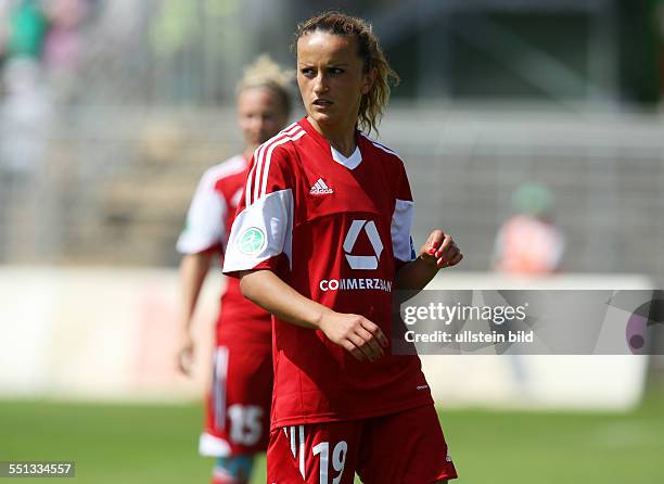 Fatmire Alushi, Einzelbild, Aktion , FFC Frankfurt, Bundesliga DFB, Sport, Fußball Fussball, Stadion am Elsterweg Wolfsburg, Frauen, Saison 2013