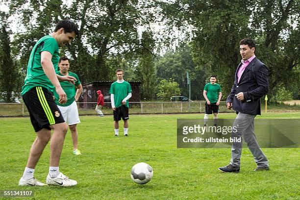 The Kyrgyz Ambassador Dr. Bolot Otunbaev invited the schools to technical high Europe Kyrgyz students to a soccer tournament. The tournament won the...